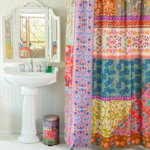 NWOT Natural Life Shower Curtain